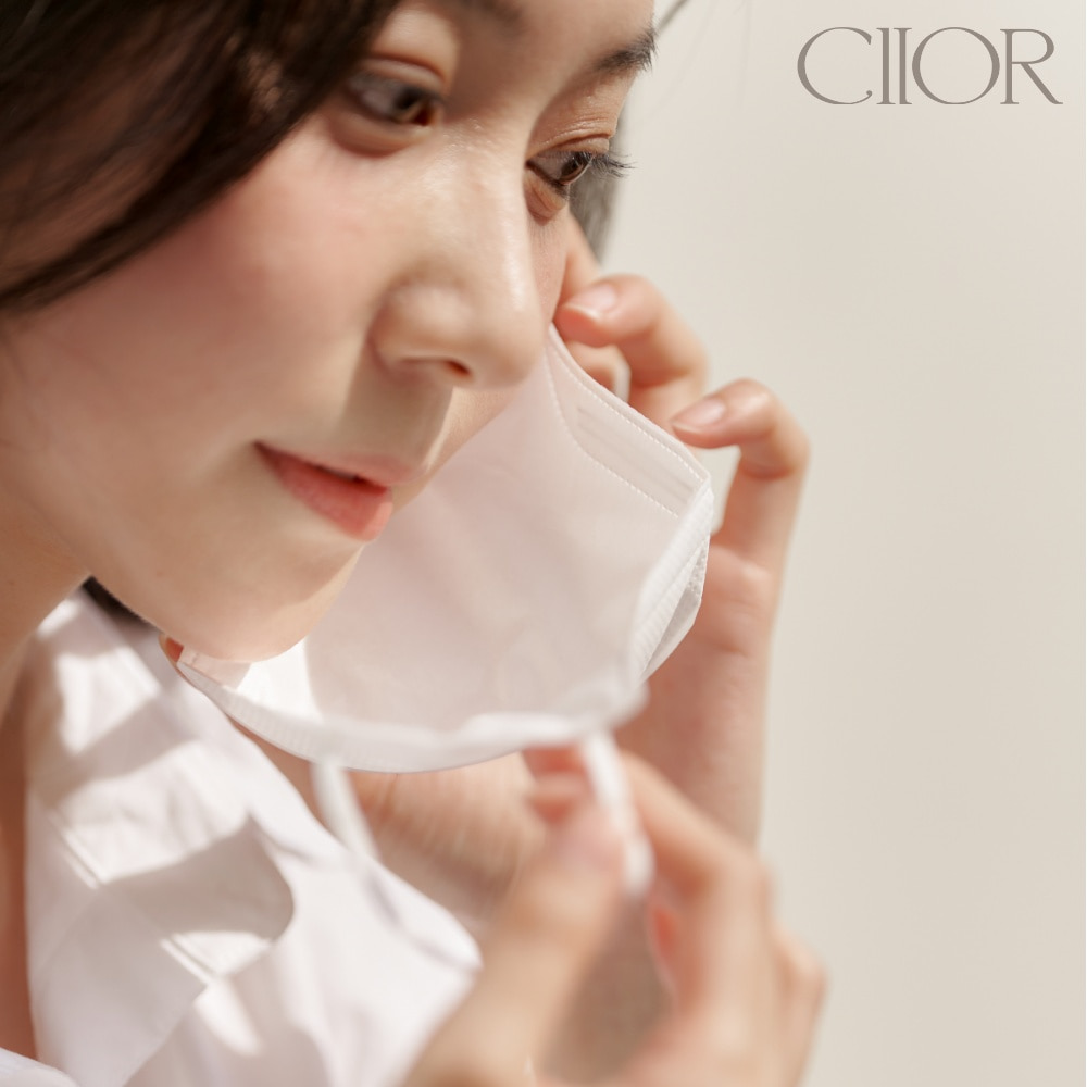 Ciior 씨오르 KFAD 라이트 쿨 브이핏 새부리형마스크 여름용 시원한 숨쉬기편한 얇은 국산 컬러마스크