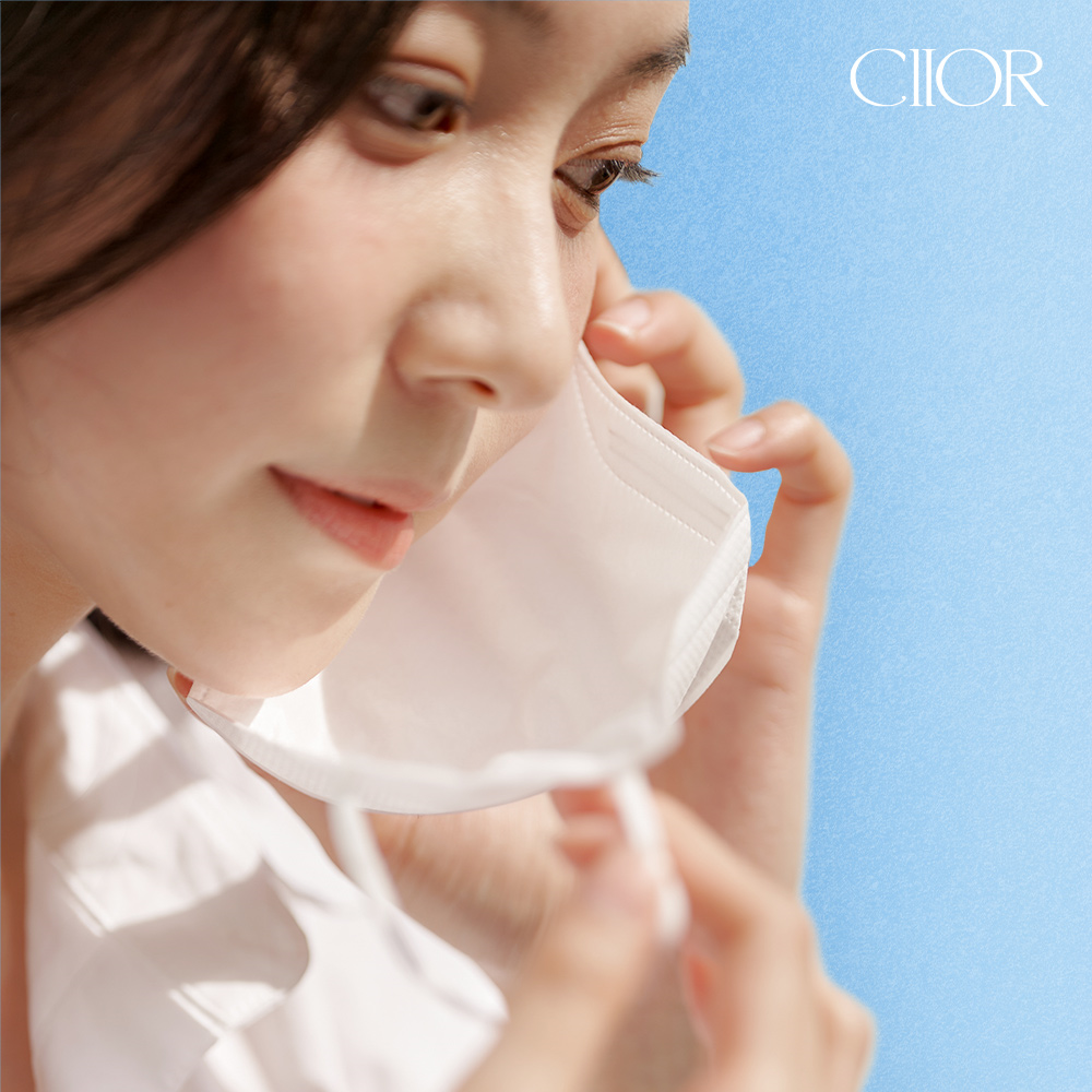 (여름용 100매입 +15%추가할인+무료배송)Ciior 씨오르 KFAD 라이트 쿨 브이핏 새부리형마스크 여름용 시원한 마스크